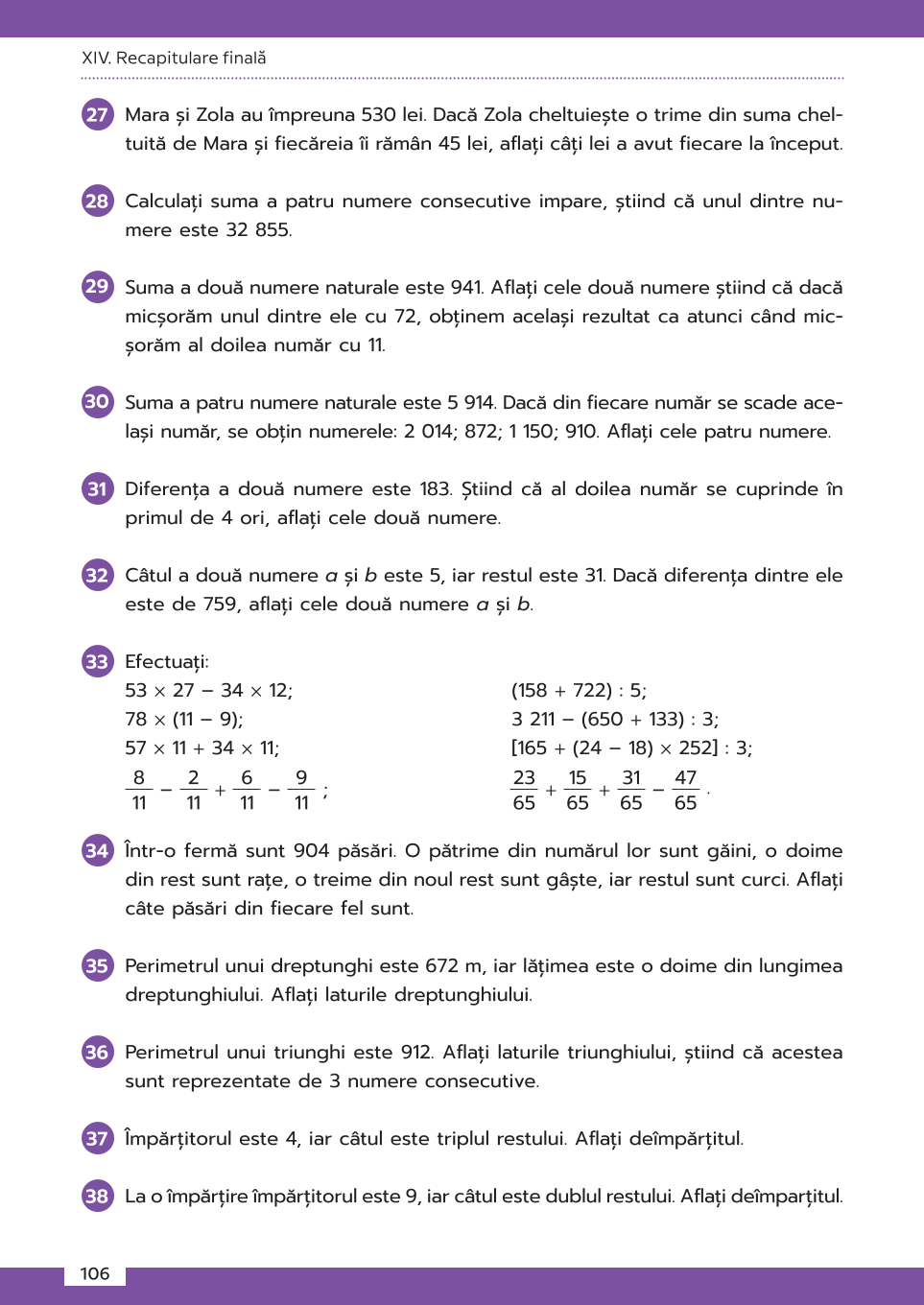 Culegere de matematică. Nivel de bază și excelență ”Euclid”-Clasa a IV-a-Cristina-Lavinia Savu
