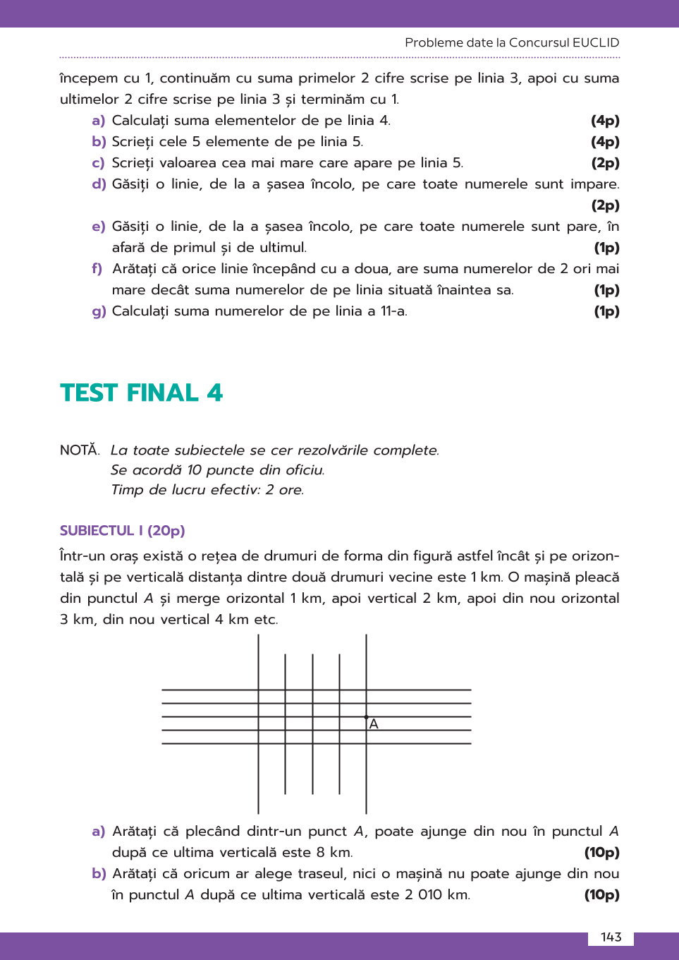 Culegere de matematică. Nivel de bază și excelență ”Euclid”-Clasa a IV-a-Cristina-Lavinia Savu