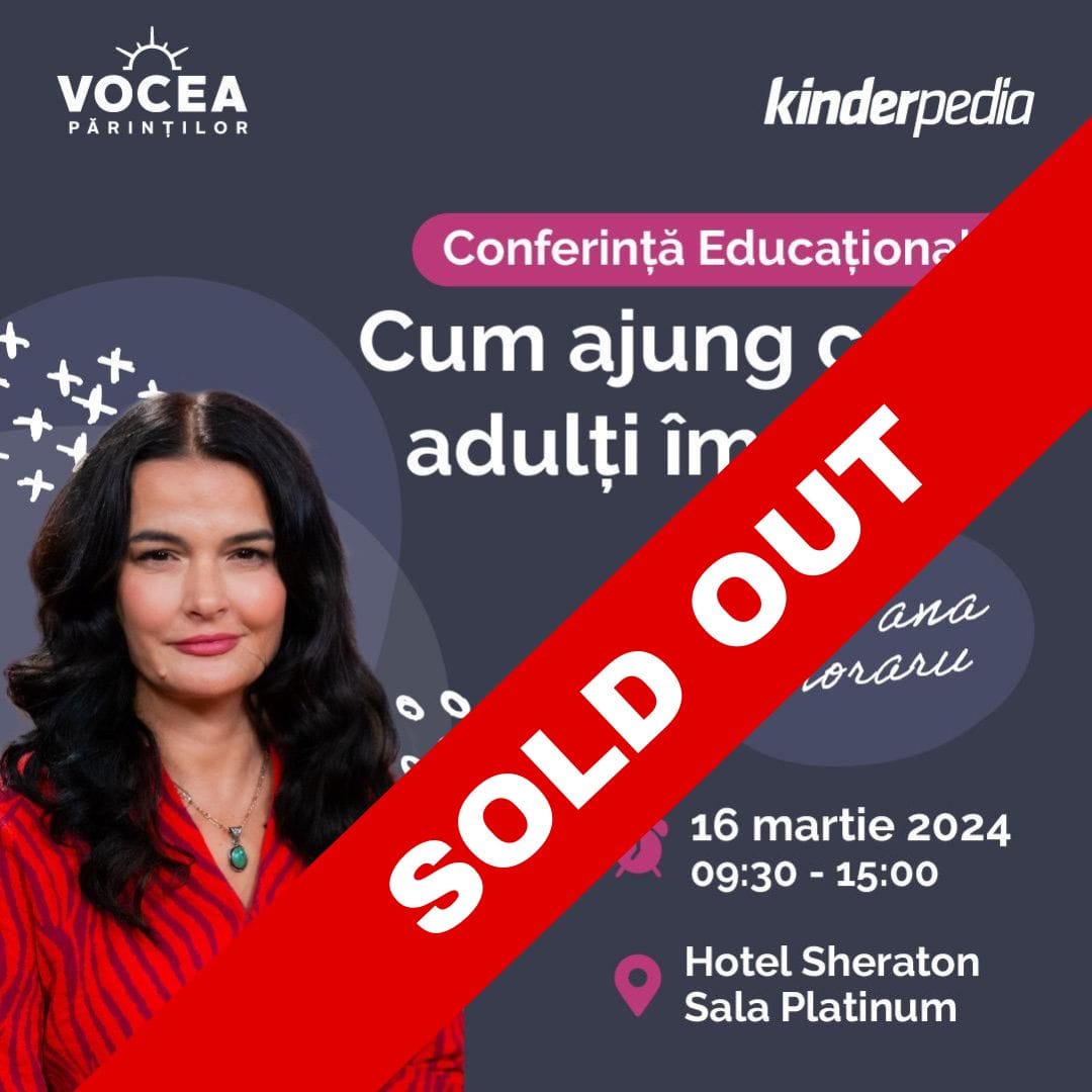 Bilet - Conferință Educațională cu Oana Moraru la București - 16 Martie 2024