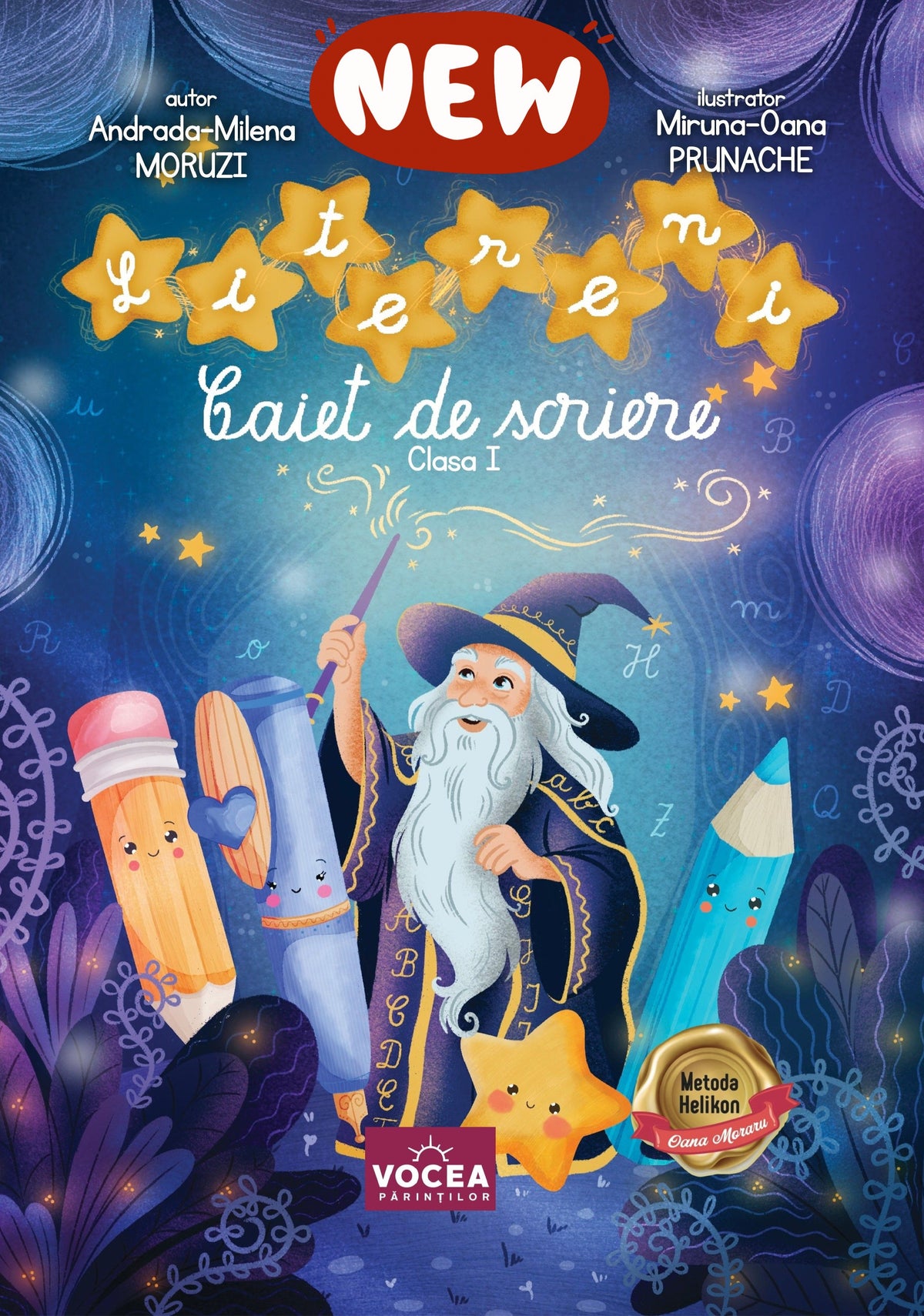 Litereni. Caiet de scriere. Clasa I - Andrada-Milena Moruzi