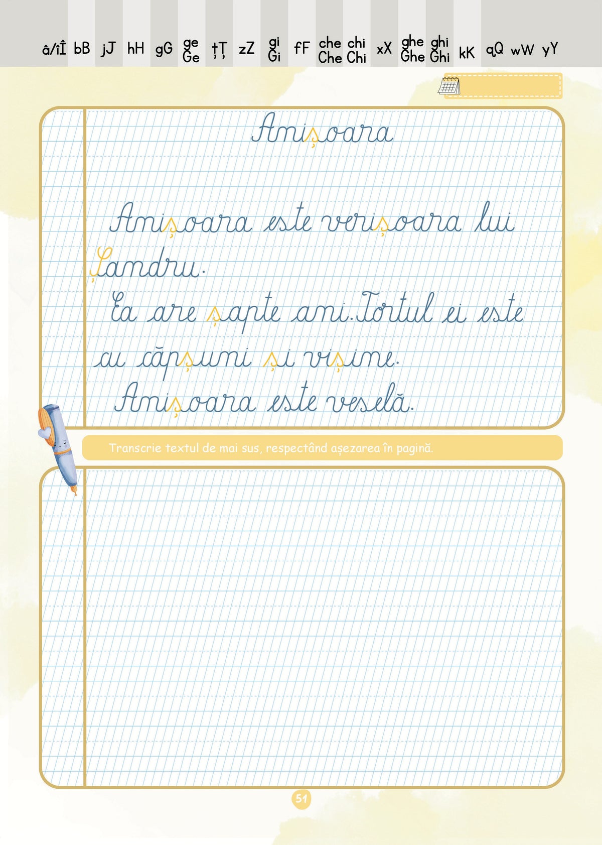 Litereni. Caiet de scriere. Clasa I - Andrada-Milena Moruzi