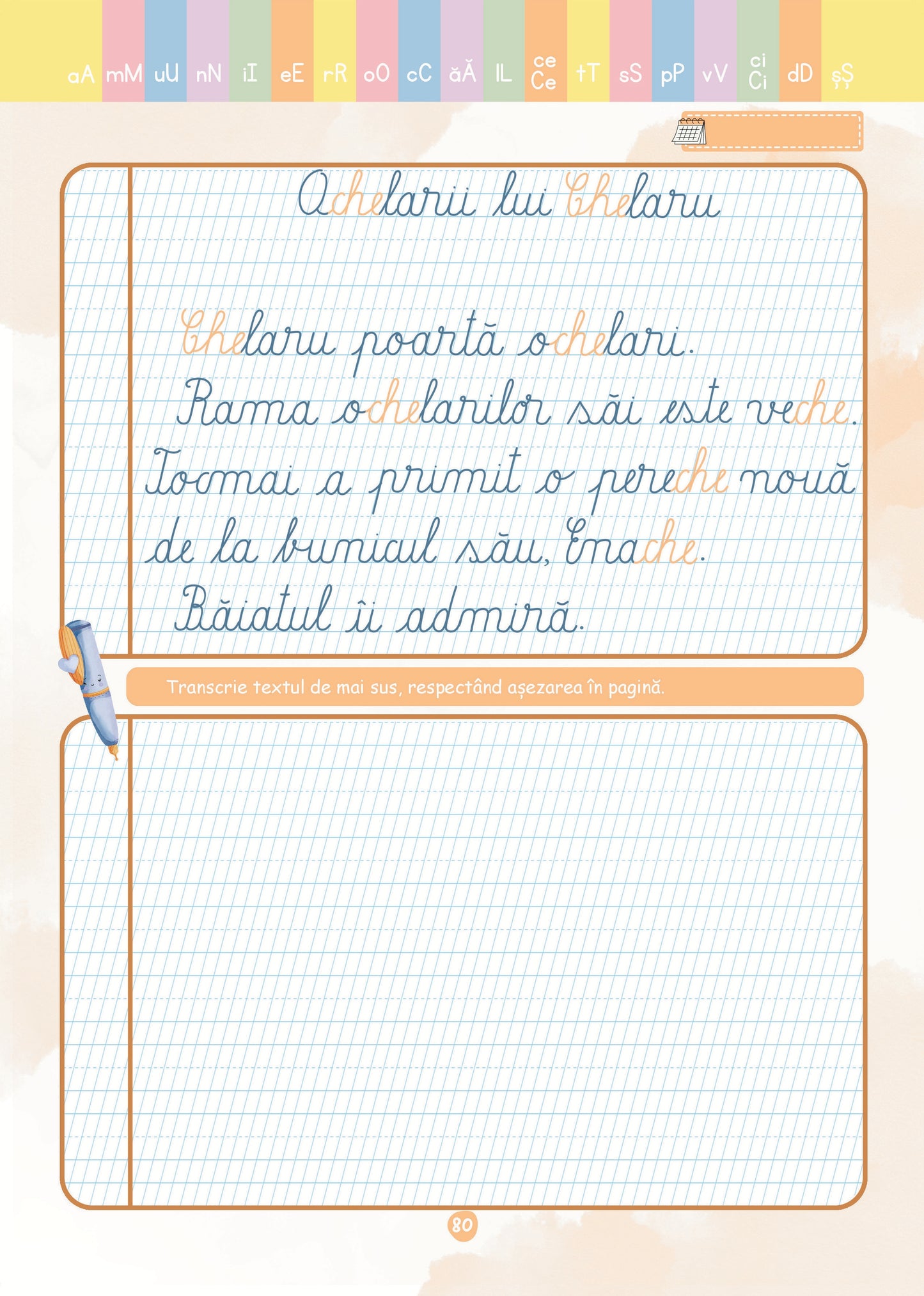 Litereni. Caiet de scriere. Clasa I - Andrada-Milena Moruzi