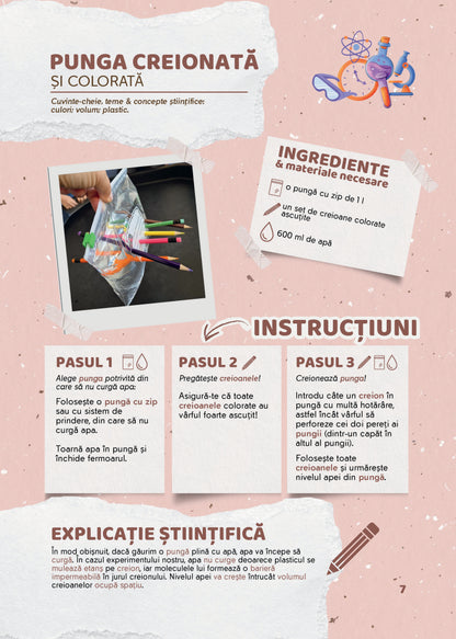 Experimente și descoperiri istețe. Rețete simple de explorare și fișe de reflecție - Iulia-Elena Călin
