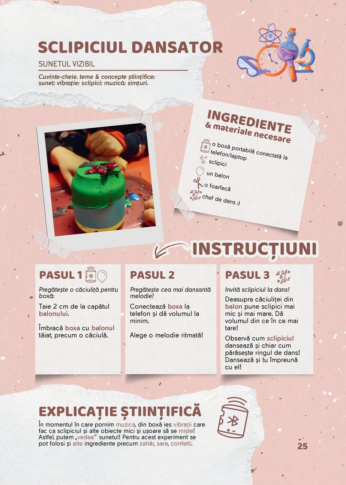 Experimente și descoperiri istețe. Rețete simple de explorare și fișe de reflecție - Iulia-Elena Călin