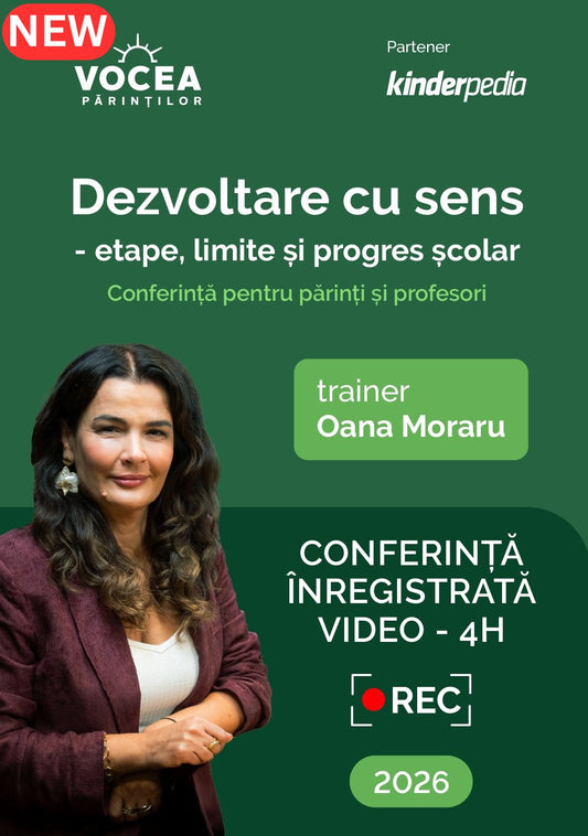 Video - Conferință Educațională 2026 -  Dezvoltare cu sens - etape, limite și progres școlar